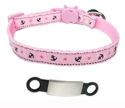 Free Engraving Cat Collar Safety