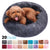 Round Plush Dog Bed House