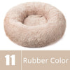 Round Plush Dog Bed House